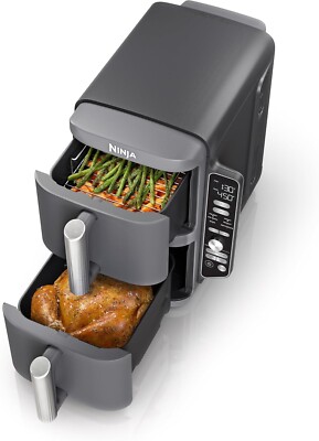 U23846 Ninja SL401 DoubleStack XL 2Basket Air Fryer DoubleStack Technolo G2U