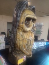 Skull sculpture hand carved