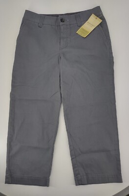 NWT Sonoma Lifestyle Original Capri Women's Size 4 Gray Stretch Cotton Blend 