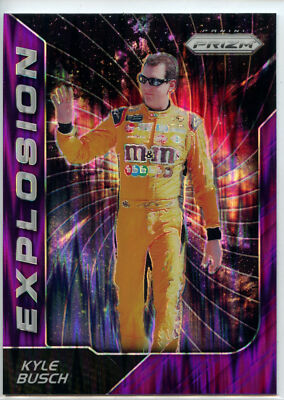 2018 Panini Prizm Racing NASCAR Explosion PURPLE FLASH #87 Kyle Busch
