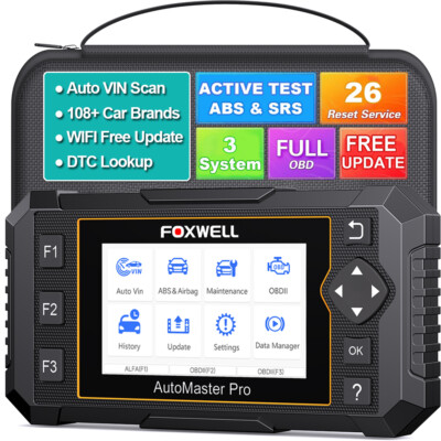 Foxwell NT650 Pro Car OBD2 Scanner Bi-directional Diagnostic Scan Tool Oil Reset