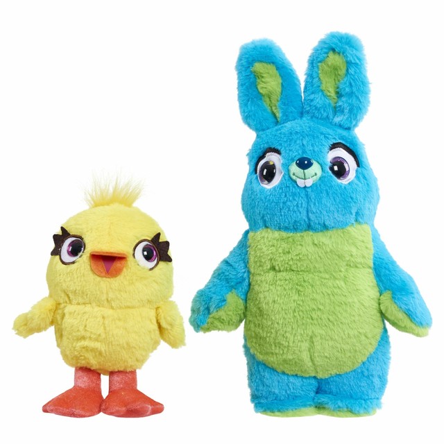 ducky and bunny stuffed animals