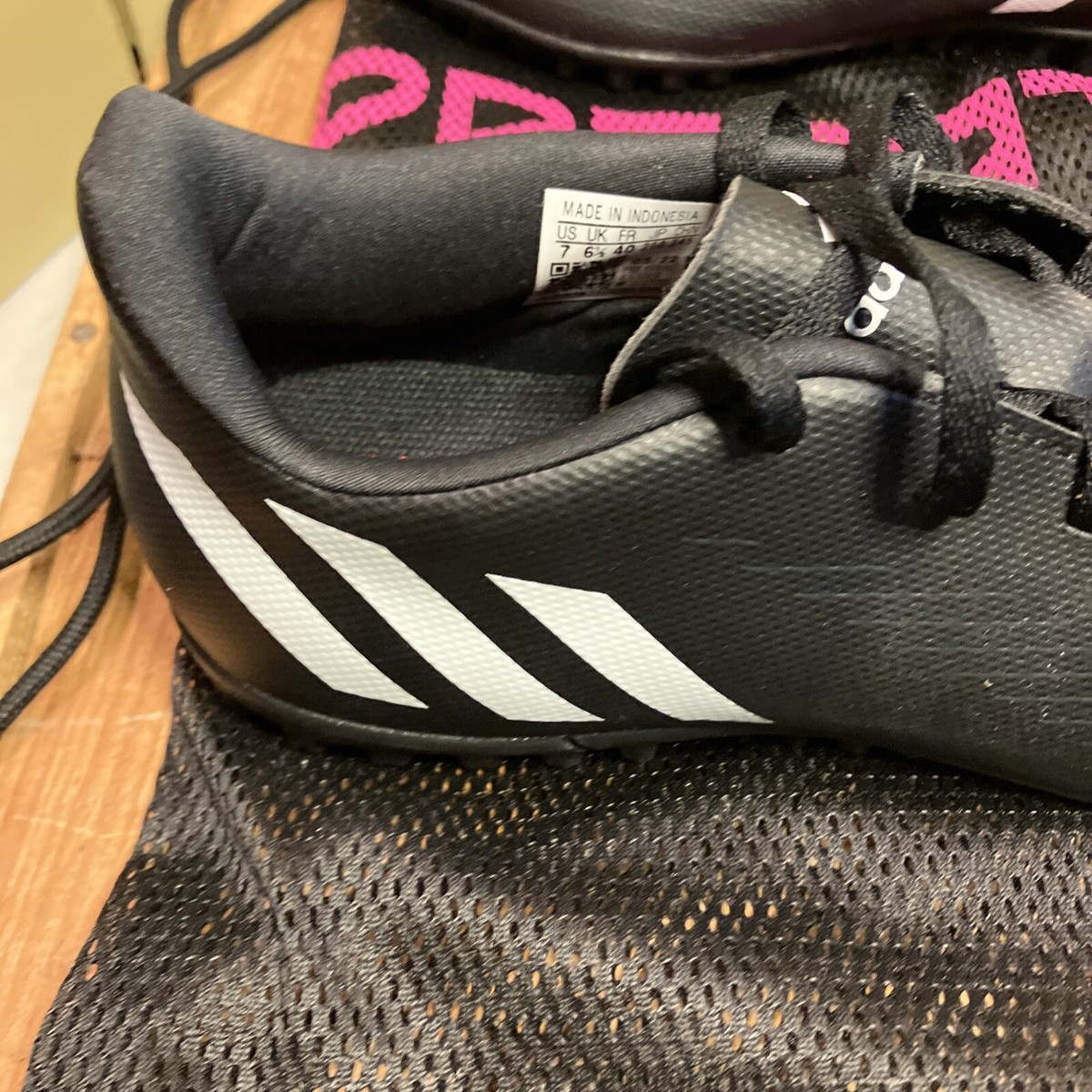 adidas gazelle silver green womens adidas PREDATOR EDGE.4 Artificial Turf Soccer Shoes | Black
