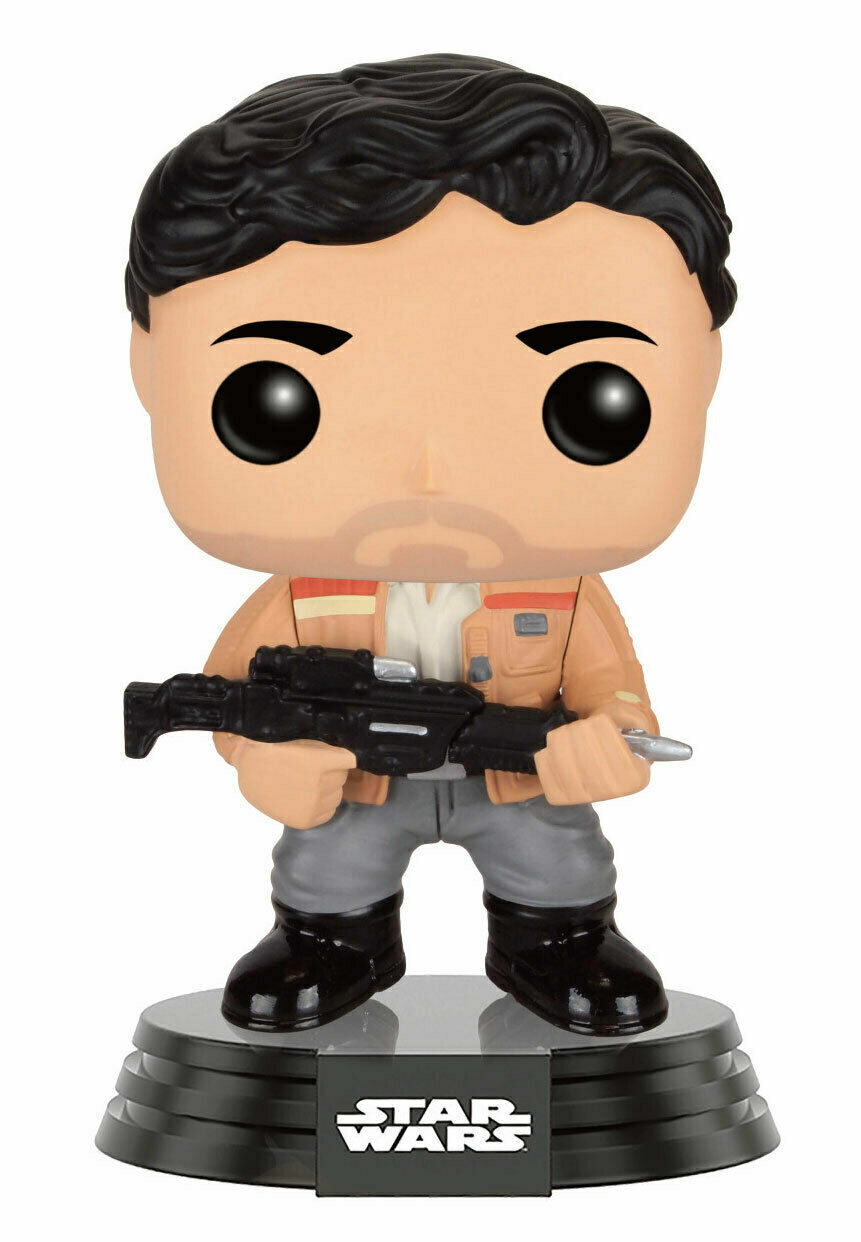 Figura Funko Pop Star Wars #117 Poe Dameron 9,5Cm 3.75&Quot; De Vinilo Vinyl Ptc