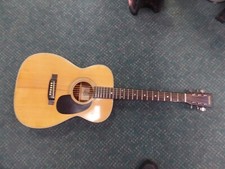 Vintage Yamaki Acoustic Guitar Yf-15 Parts/repair Wood Pulling Up By Bridge