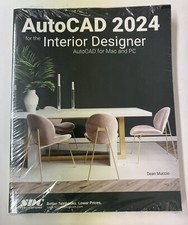 SEALED AutoCAD 2024 for the Interior Designer by Dean Muccio Paperback Book U60C