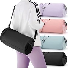 Small Gym Bag for Women Multi-color Gym Bags for Men Waterproof Workout  Black 