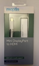 New Sealed Maplin Mini DisplayPort to HDMI Adapter - 140825