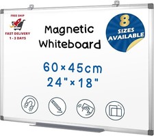 Pizarra magn tica de borrado en seco de 18 x 24 pulgadas, pizarra blanca montada