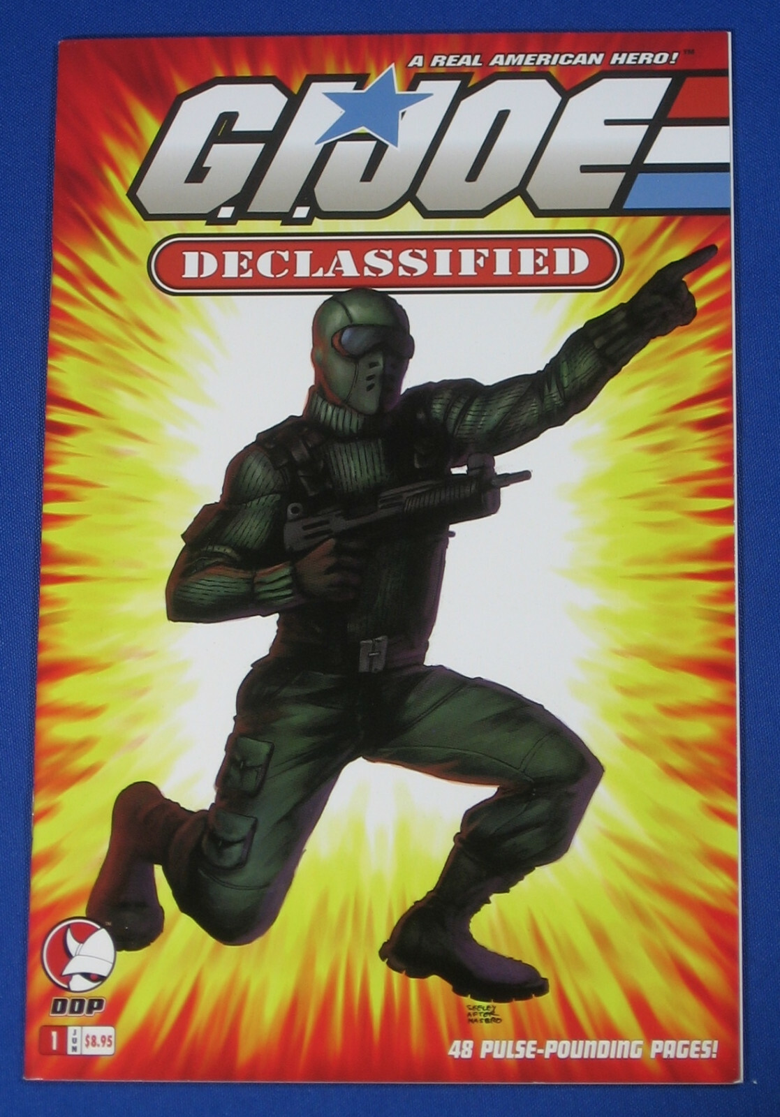 GI Joe Declassified #1 Snake Eyes Homage Variant Cover Comic Book 2006 ...