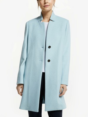light blue coat womens