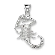 Better Jewelry .925 Sterling Silver Scorpio Pendant Silver Vintage Pendant