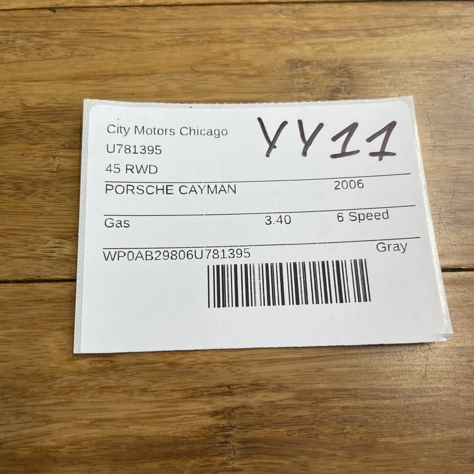 Luz de señal de giro blanca clara izquierda derecha Porsche Cayman 2005-2008 Foto 2 de 4