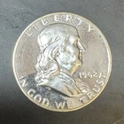 1962 Franklin Half Dollar 50C Silver 0.9 Fineness Business Strike Philadelphia