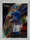 2025 Panini Select #293-Jaxson Dart Club Level Black and Blue Shock-Giants