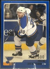 2003-04 O-Pee-Chee #143 Pavol Demitra Blue #/500 St. Louis Blues