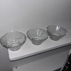 Vintage Y2K Set of 3 Glass Tea Light Candle Holders — photo 1