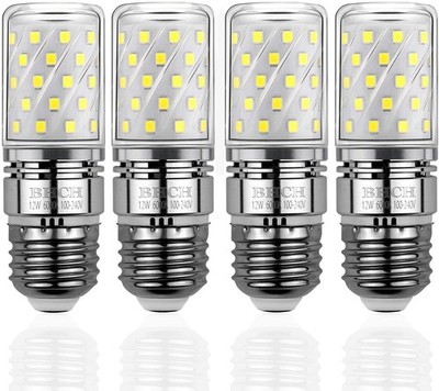 E26 LED Corn Bulbs, 12W, 6000K Daylight White, 1200LM, Edison Screw Base, 100...
