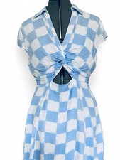 Urban Outfitters Women's Gingham/Checkered Print Sun Dress Size Large