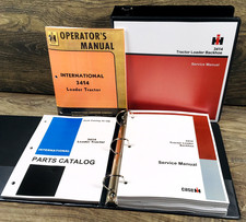 International 3414 Backhoe Loader Tractor Service Manual Parts Operators Repair