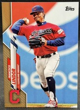 Francisco Lindor 2020 Topps Series 1 Gold /2020 #201 Cleveland Indians