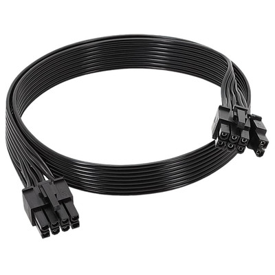 8 Pin PCIE Cable, 8 Pin Male to 6+2 Male GPU Power Cable, Compatible with Corsa