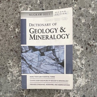 McGraw-Hill Dictionary of Geology & Mineralogy Second Edition Paperback Book