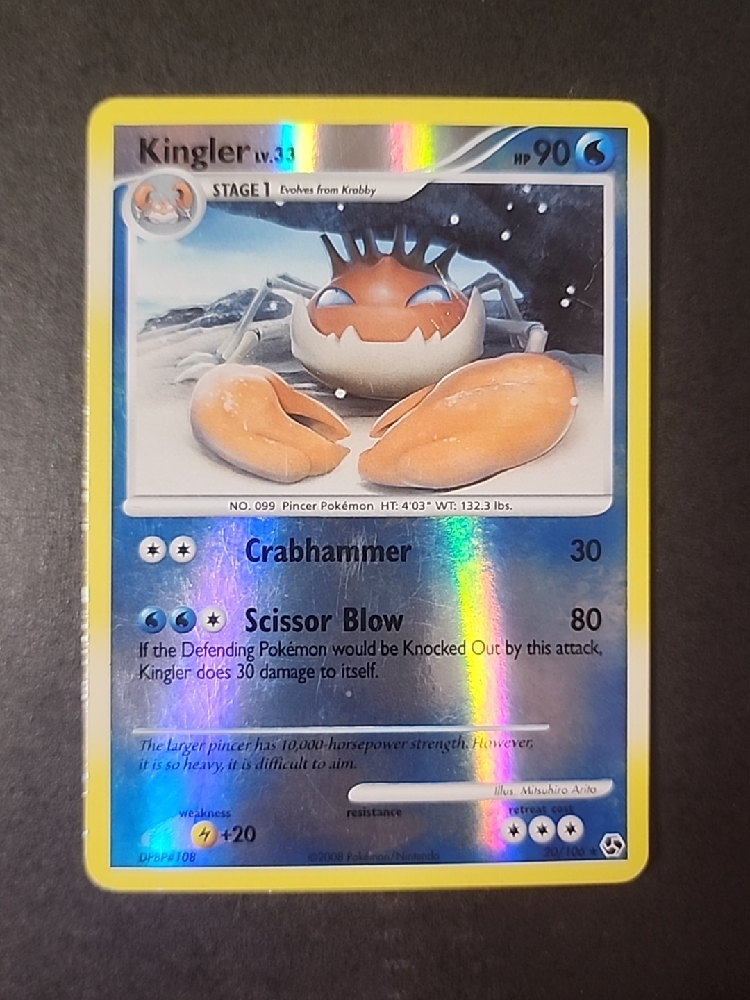 Kingler Rare Great Encounters 20/106 LP
