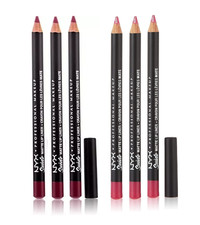 6 x NYX Pro Makeup Suede Matte Lip Liner Liner  2 shades Clinger & Sweet Tooth