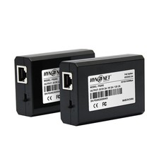 2-Pack 24W 802.3at Gigabit PoE Splitter, 5V/9V/12V, 5.5mm, Micro USB, 6 Cables