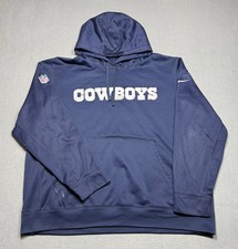 Dallas Cowboys NFL On Field Hoodie Mens 2XL XXL Dri-Fit Pullover Fleece