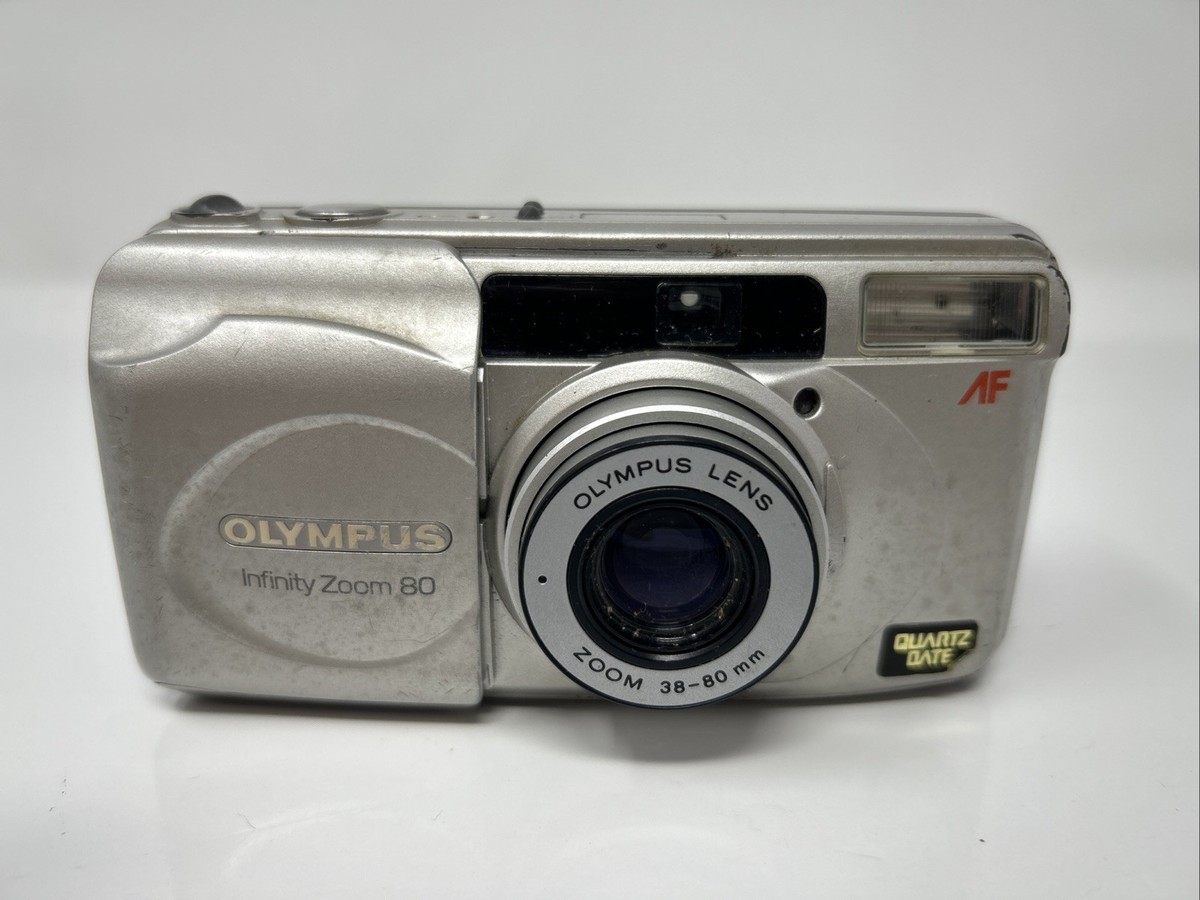 Olympus Infinity Zoom 80 Quartz Date 38-80mm Point And Shoot 35mm