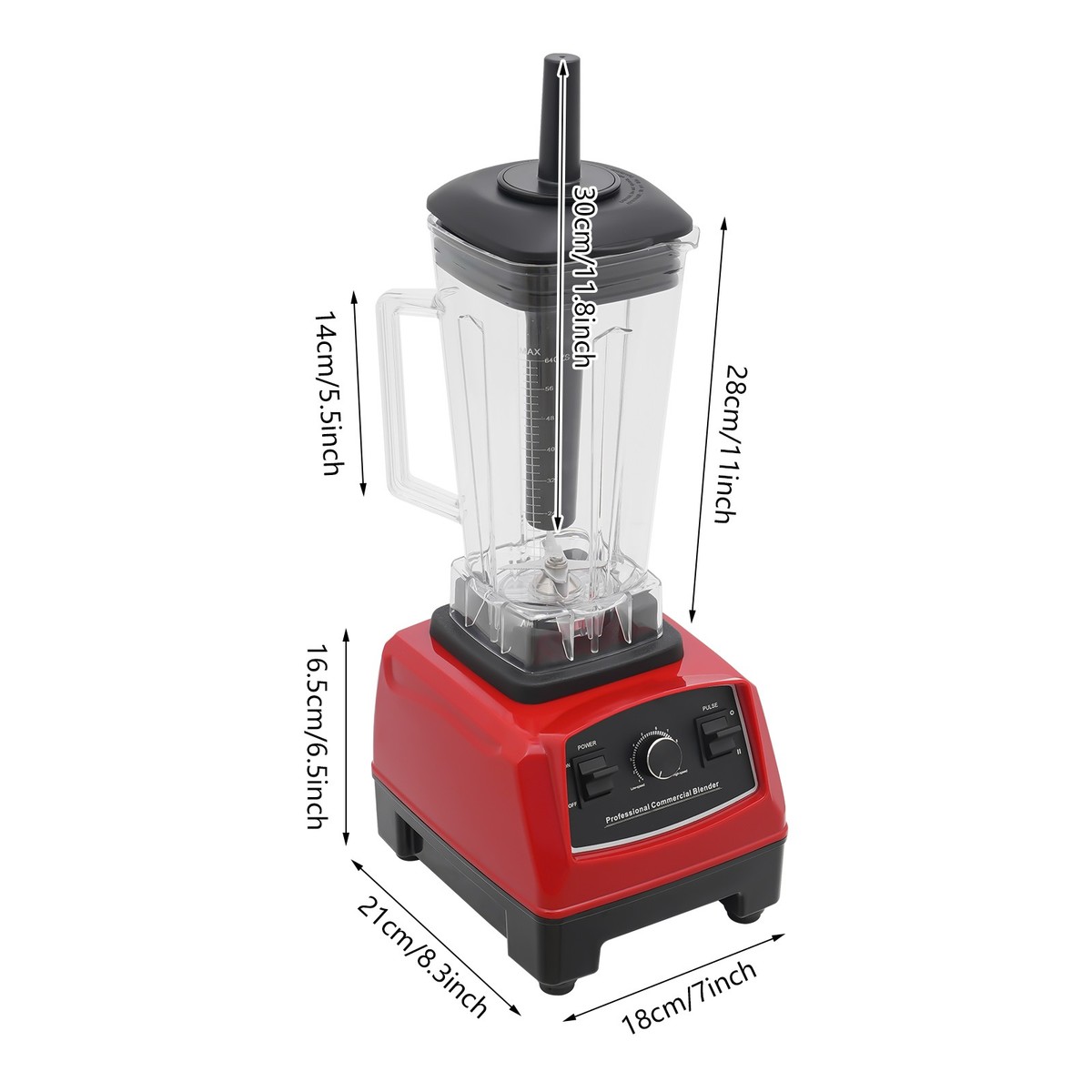3.0HP 2.0L Professional Blender Heavy Duty Commercial Blender