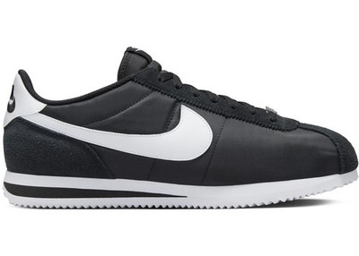 Size 13M/14.5W - Nike Cortez Textile Black White (NO BOX) HF0263-001