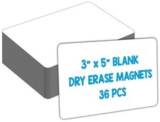 Dry Erase Magnets, Blank Magnetic Dry Erase Labels, 36-Pack, Erasable Magnets...