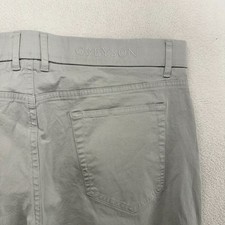 Greyson Amagansett Pants Men's 34x34 Gray 5 Pocket Trouser Chino Golf Straight