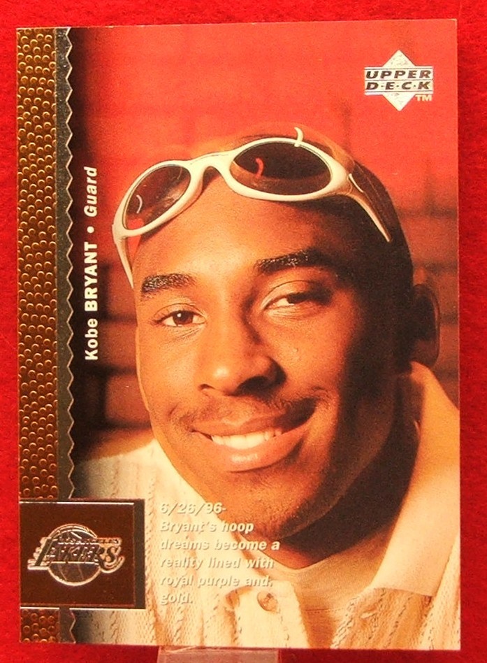 1996-97 Upper Deck Basketball NBA Kobe Bryant RC Card #58 Near Mint HOF