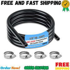 Boltigen 1/2 ID Transmission Oil Cooler Hose, 10FT Transmission Cooler Line f