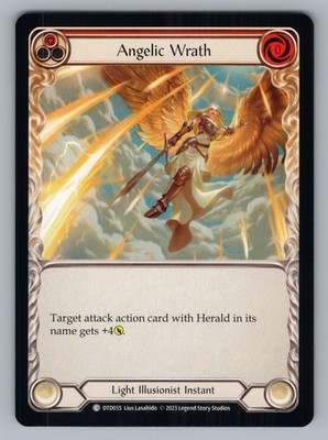 ANGELIC WRATH (RED) DTD035 C FLESH AND BLOOD NM LIUS LASAHIDO@