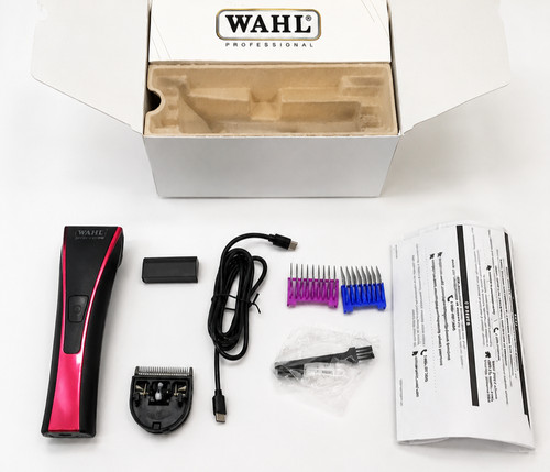 EXC Wahl Pro Animal Bravura2 Cordless Professional Pet Dog Clippers PINK