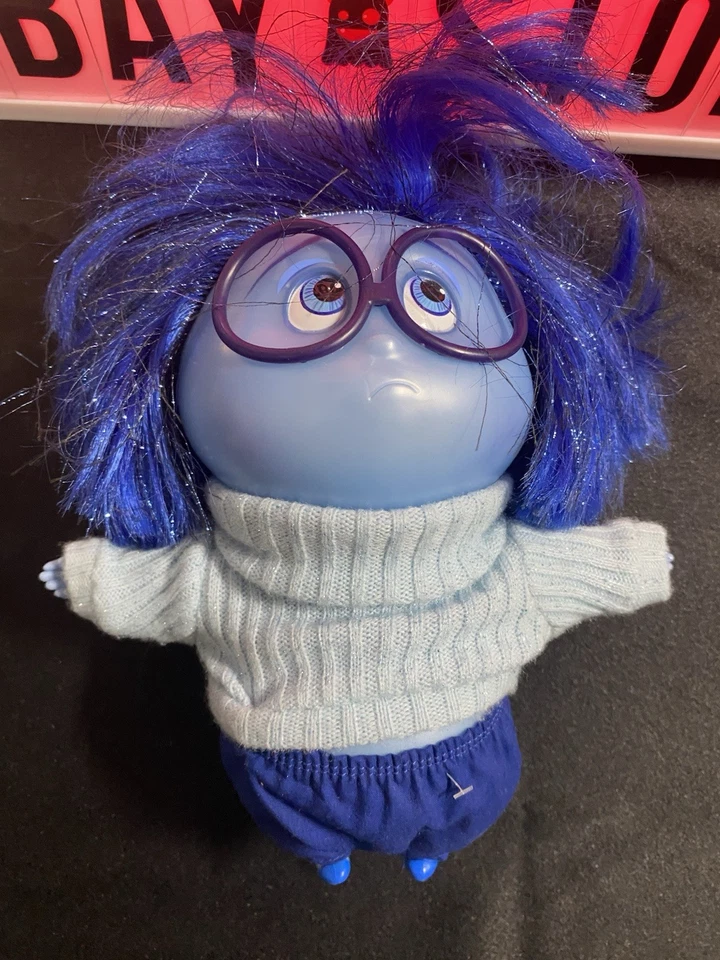 Muñeca que habla de tristeza de lujo Riley de adentro hacia afuera emoción juguete ligero Disney Foto 3 de 4