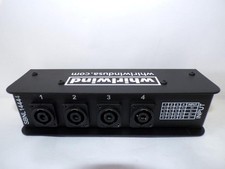  New Whirlwind SBNL14444 SpeakOn Splitter 1 NL4 to 4 NL4 Parallel Wired