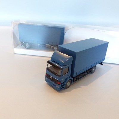 Wiking 1:87 5640138 MB Atego 1823 Gardinenplanen Lastzug in OVP RR9266