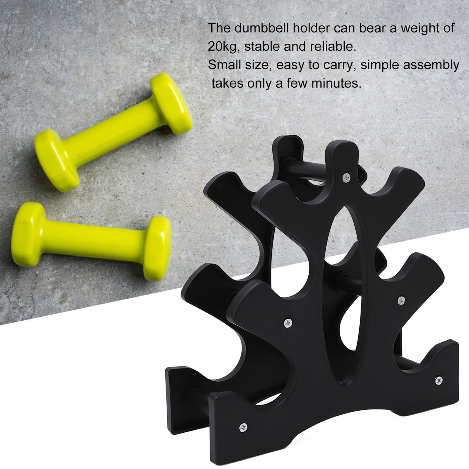 Supporto per manubri PP 3 livelli 20 kg foto 6