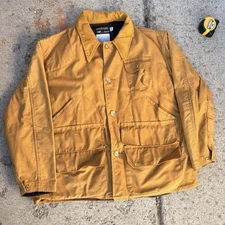 Vintage Bone Dry Red Head Hunting Jacket Canvas Shooting Coat USA Men's XL 52