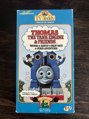 Thomas & Bertie's Great Race VHS TV Teddy 1993 Tank Engine Friends