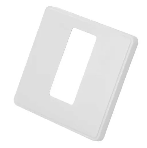 MK MHFP011WHI 1 Gang 32A DP Switch with Neon Front Plate White x5