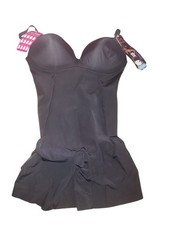 Maidenform DMS089 Women  s Shapewear Body Briefer Firm Control Tummy Slimmer LRG
