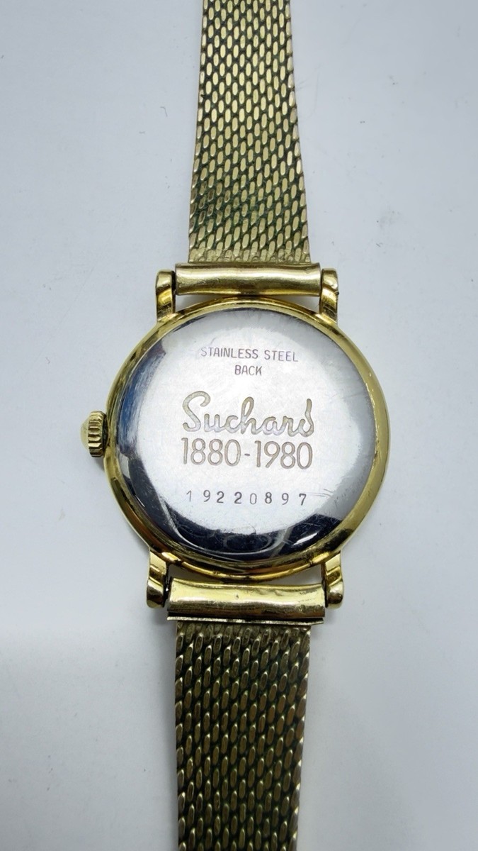 Rare LONGINES Suchard 1880-1980 Quartz 717 / 6031 Ladies Watch 18K