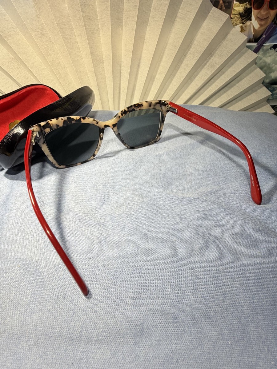 VINTAGE SUNGLASSES LULU GUINNESS ***FRAMES ONLY***Cheetah  display picture 2